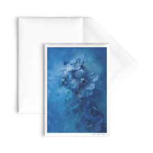 Sink Into Blue - 5in x 7in Art Notecard with Envelopes