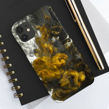 Load image into Gallery viewer, iPhone Case - Clouds of Gold - Unique Art iPhone Case