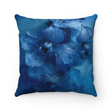 Load image into Gallery viewer, Square Accent Pillow - The Sink Into Blue Collection - Decorative Art Pillow