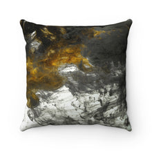Load image into Gallery viewer, Square Accent Pillow - The Clouds of Gold Collection - Decorative Art Pillow