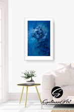 Load image into Gallery viewer, Art Print - Limited Edition &#39;Sink Into Blue&#39; - Contemporary Art