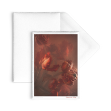 Load image into Gallery viewer, Underwater Tulips - 5in x 7in Art Notecard with Envelopes