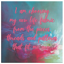 Load image into Gallery viewer, &#39;Choosing My Life Fabric&#39; Grief Rebel Gallery Canvas Art 2