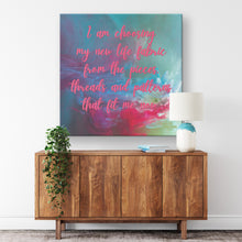 Load image into Gallery viewer, &#39;Choosing My Life Fabric&#39; Grief Rebel Gallery Canvas Art 2