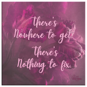 'Nowhere to Get' Grief Rebel Gallery Canvas Art