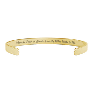 Gold, Silver, Rose Gold 'Prioritizing My Self-Care' Grief Rebel Healing Tenet Bracelet