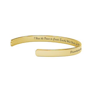 Gold, Silver, Rose Gold 'Prioritizing My Self-Care' Grief Rebel Healing Tenet Bracelet