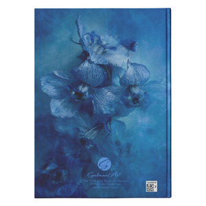 'Sink Into Blue' Velvet Touch Hard Cover Journal