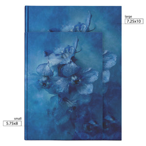 'Sink Into Blue' Velvet Touch Hard Cover Journal