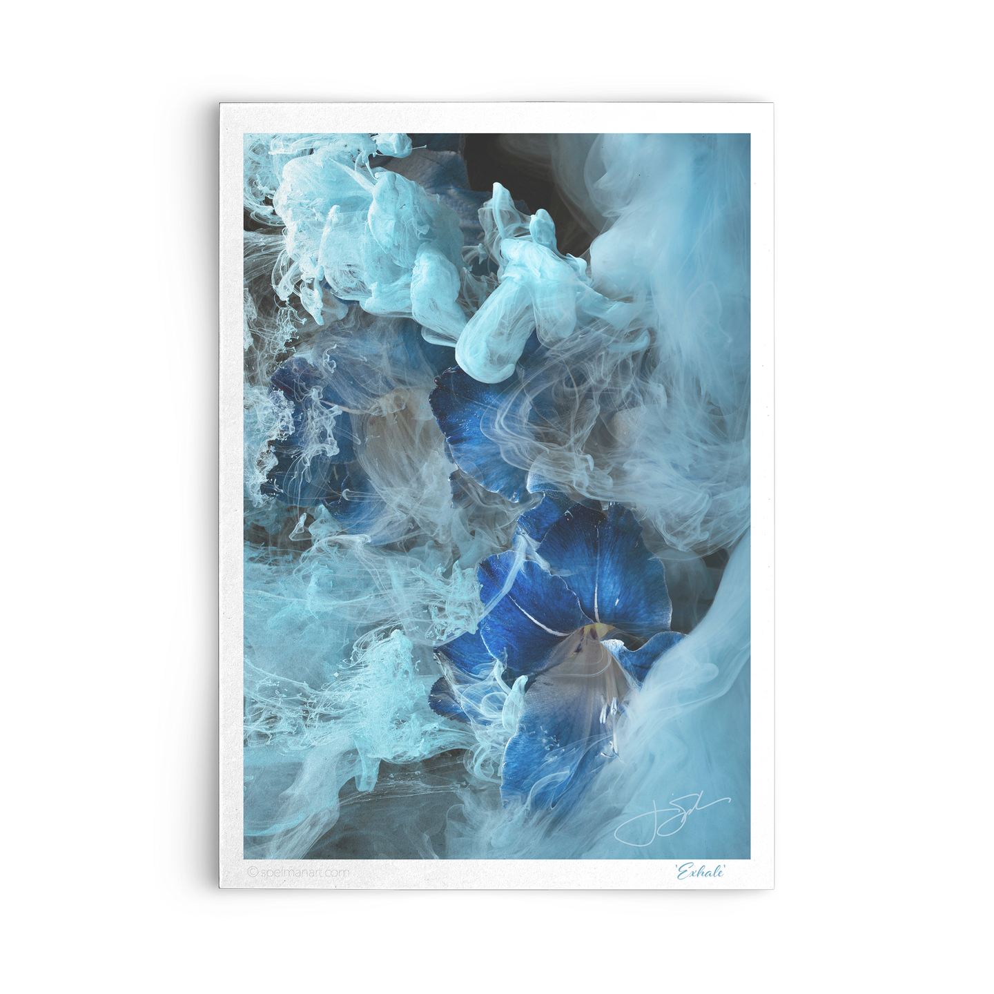 Exhale - 5in x 7in Art Notecard with Envelopes