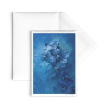 Load image into Gallery viewer, Sink Into Blue - 5in x 7in Art Notecard with Envelopes
