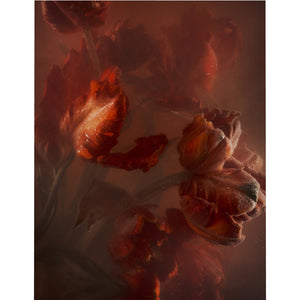 Queen and Twin Duvet Cover - The Underwater Tulips Collection - Unique Art Comforter Cover