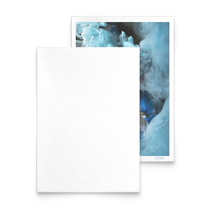 Exhale - 5in x 7in Art Notecard with Envelopes