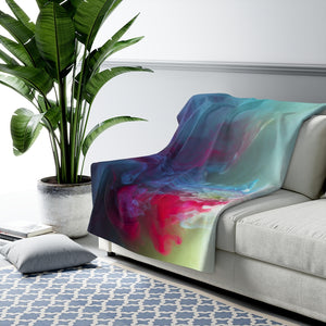 Throw Blanket - The 'Breathe' Collection - Soft Fleece Throw Blanket
