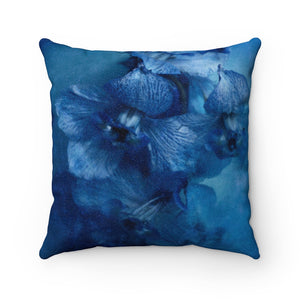 Square Accent Pillow - The Sink Into Blue Collection - Decorative Art Pillow