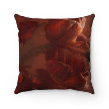 Load image into Gallery viewer, Square Accent Pillow - The Underwater Tulips Collection - Decorative Art Pillow