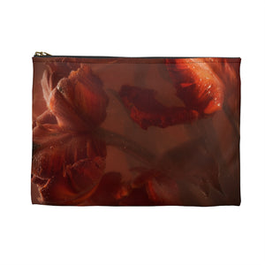Makeup Bag - Underwater Tulips - Unique Accessory Pouch