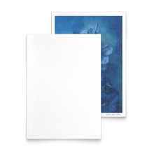 Load image into Gallery viewer, Sink Into Blue - 5in x 7in Art Notecard with Envelopes