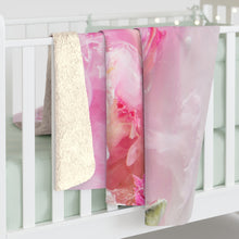 Load image into Gallery viewer, Throw Blanket - The &#39;Peony Dreams&#39; Collection - Soft Fleece Throw Blanket