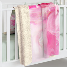 Load image into Gallery viewer, Throw Blanket - The &#39;Peony Dreams&#39; Collection - Soft Fleece Throw Blanket