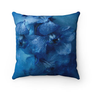 Square Accent Pillow - The Sink Into Blue Collection - Decorative Art Pillow