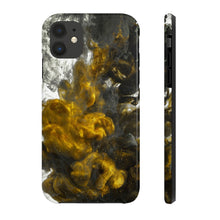 Load image into Gallery viewer, iPhone Case - Clouds of Gold - Unique Art iPhone Case
