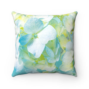 Square Accent Pillow - The Floral Impressions Collection - Decorative Art Pillow