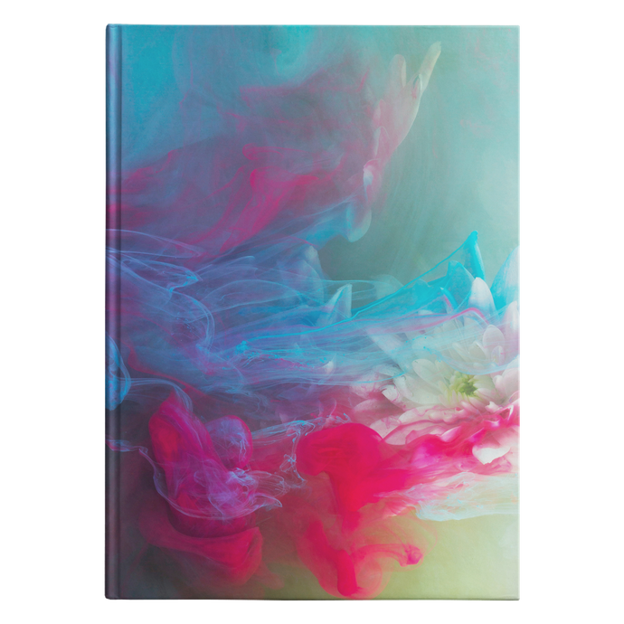 'Breathe' Velvet Touch Hard Cover Journal