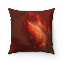 Load image into Gallery viewer, Square Accent Pillow - The Underwater Tulips Collection - Decorative Art Pillow