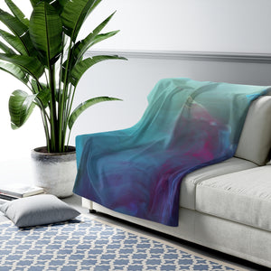 Throw Blanket - The 'Breathe' Collection - Soft Fleece Throw Blanket