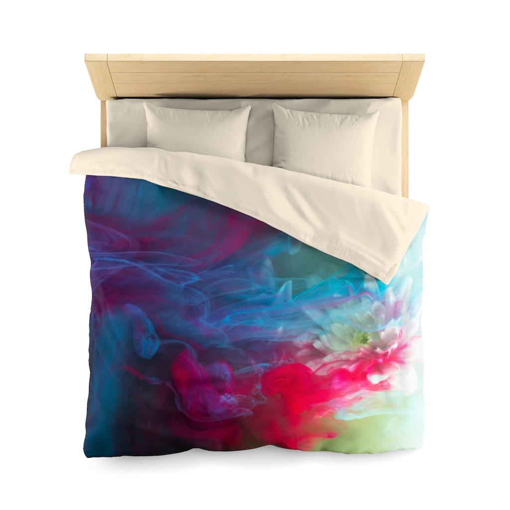 Queen Duvet Cover  - The Breathe Collection - Unique Art Comforter Cover