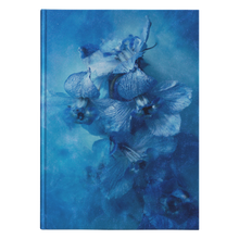 Load image into Gallery viewer, Sink Into Blue Velvet Touch Hard Cover Journal