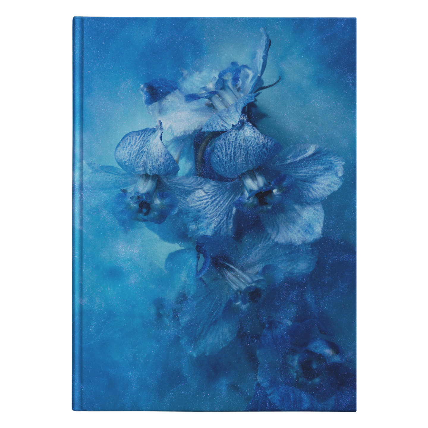 Sink Into Blue Velvet Touch Hard Cover Journal