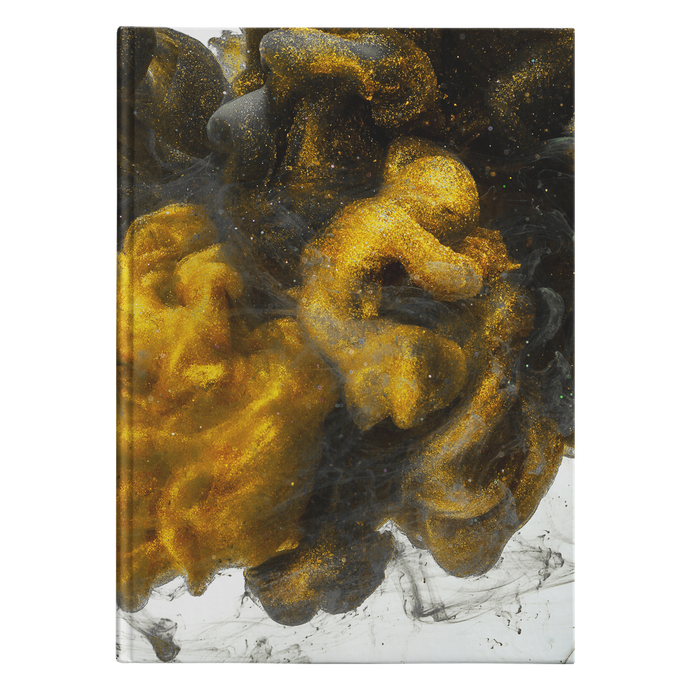 Clouds of Gold Velvet Touch Hard Cover Journal