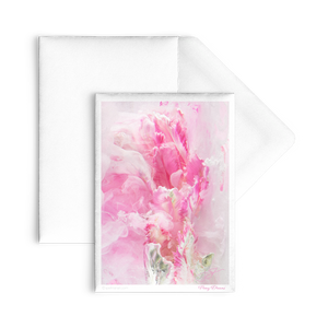 Peony Dreams - 5in x 7in Art Notecard with Envelopes